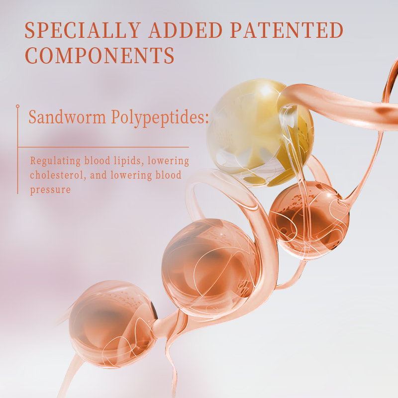 Lung Health and Immune Support Supplement - Contains Nereis peptides to cleanse and detoxify the lungs, improve lung health, enhance immune defense, detoxify the lungs, and promote deep breathing