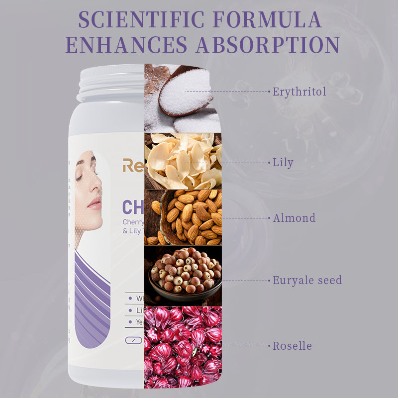 Whitening Sakura Tablets Supplement - Removes Dark Spots and Acne Scars, Vegan Skin Whitening, Anti-Aging and Antioxidant Benefits